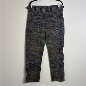 Vintage 1960s Vietnam Tiger Stripe Camo Fatigue Pants